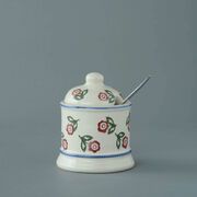 Jam Pot Small Scattered Rose