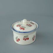 Butter dish oval Medium Cherry