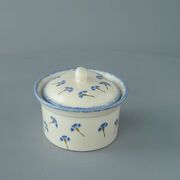 Butter dish oval Medium Cornflower