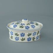 Butter dish oval Medium Geranium