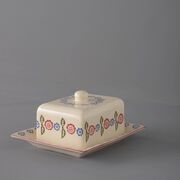 Cheese Dish Rectangular Medium Victorian Floral