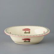 Pie Dish Large Pink Pig