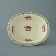 Pie Dish Large Pink Pig