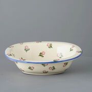 Pie Dish Large Scattered Rose