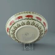 Serving Dish Round Large Pink Pig