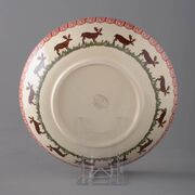 Serving Dish Round Large Reindeer