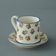 Saucer Small Scattered Rose