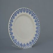 Dufort plate Dinner Size Deco Odeon Blue