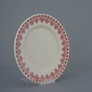 Dufort plate Dinner Size Deco Odeon Red