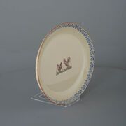 Oval Plate Large Cock & Hen