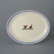 Oval Plate Large Farm Animal