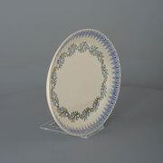 Oval Plate  Floral Garland