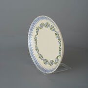 Oval Plate  Floral Garland