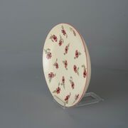 Oval Plate Large Poppy