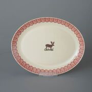 Oval Plate  Reindeer