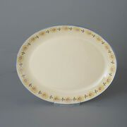 Oval Plate Large Sunflower