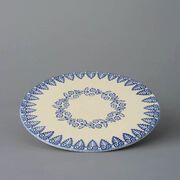 Plate Cheese & Cake Lacey Blue
