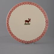 Plate Cheese & Cake Reindeer