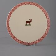 Plate Cheese & Cake Reindeer