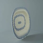 Plate Large rectangular serving Lacey Blue
