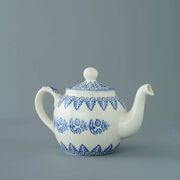 Teapot 2 Cup Lacey Blue