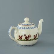 Teapot 4 Cup Cock & Hen