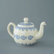 Teapot 4 Cup Lacey Blue