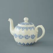 Teapot 4 Cup Lacey Blue