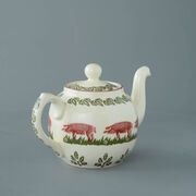 Teapot 4 Cup Pink Pig