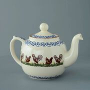 Teapot 10 Cup Cock & Hen