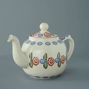 Teapot 10 Cup Victorian Floral