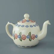 Teapot 10 Cup Victorian Floral