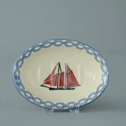 Soap dish oval Small Boat Sailing