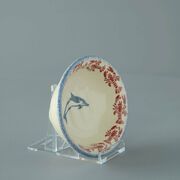 Soap dish oval Small Dolphin Leaping 
